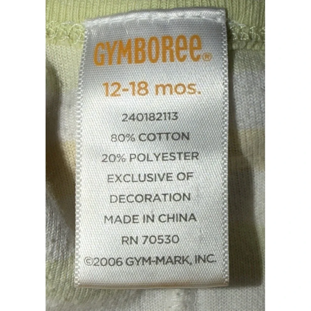 Gymboree Vintage 12-18 Months Caterpillar Soft Velour Stripe Jumpsuit Romper